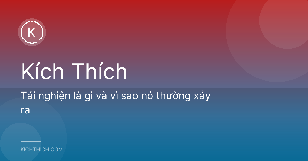 Tái nghiện là gì và vì sao nó thường xảy ra